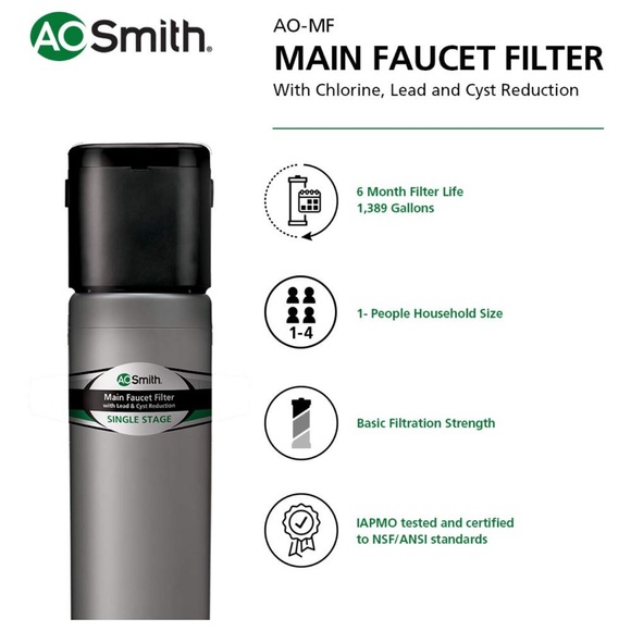 ao smith Other - AO SMITH ⭐️ under sink main faucet filter